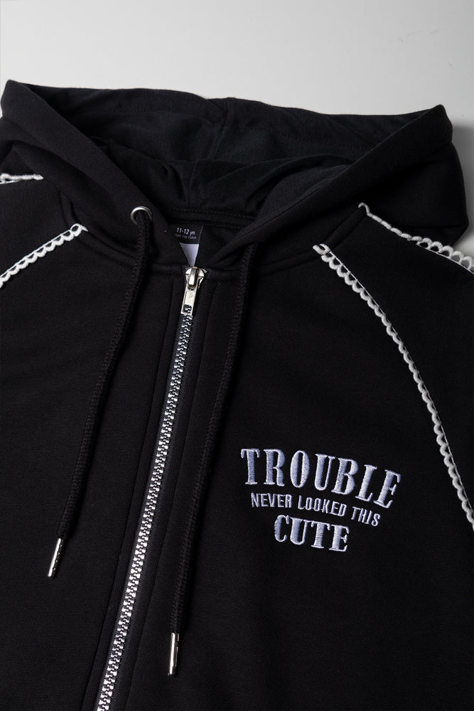 Bubble Hoodie Black (1)