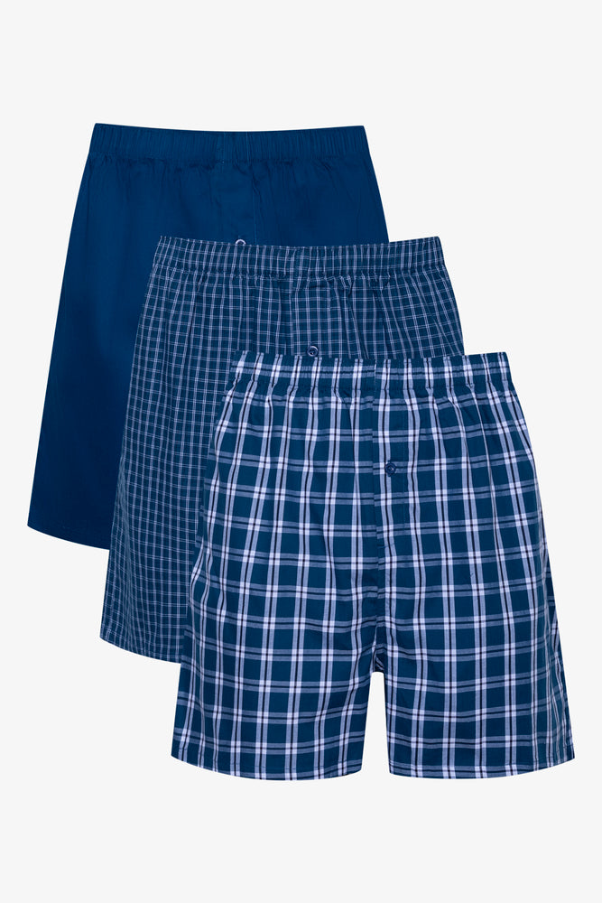 3 Packs Boxers Navy