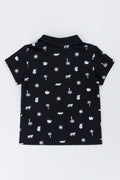 Black Safari Print Shirt (1)