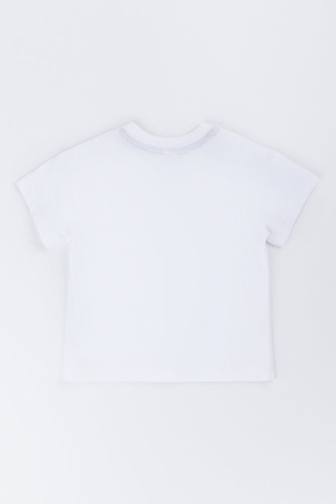 White Short Sleeve T-Shirt (2)