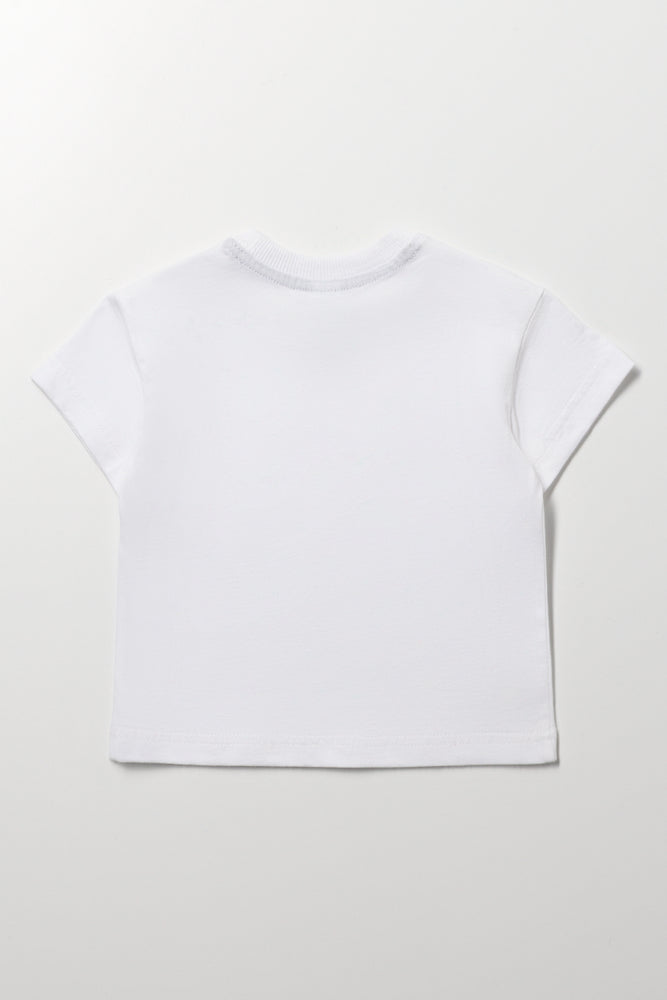 White Short Sleeve T-Shirt (3)