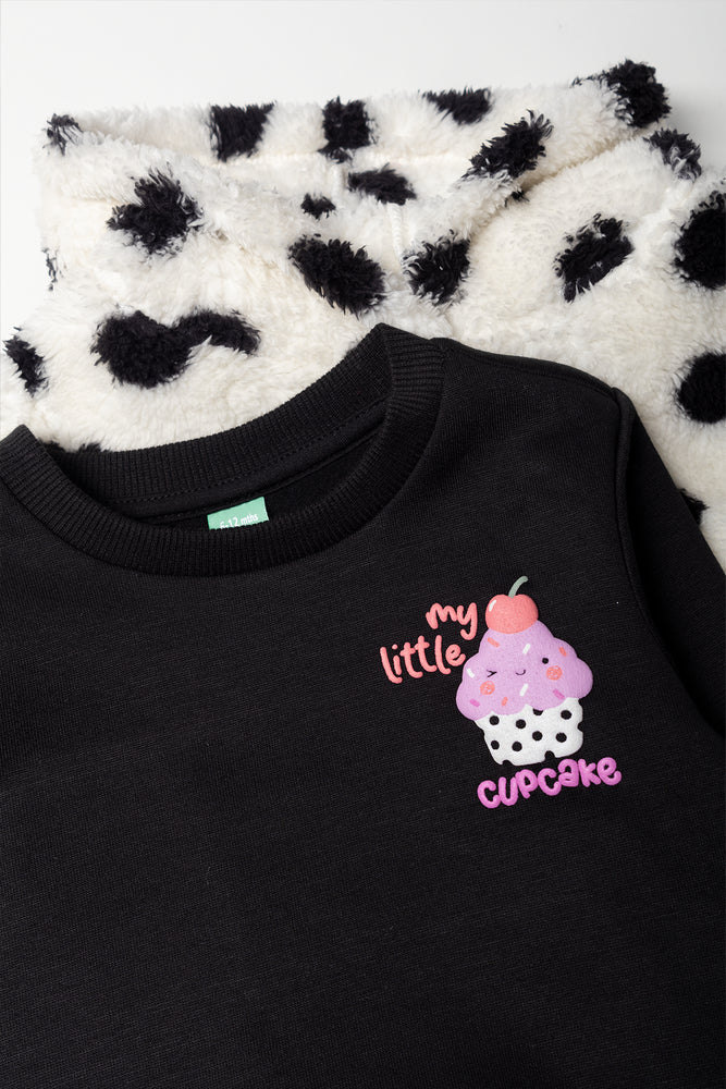 2 Pack Crewneck & Hoodie Black & White (1)
