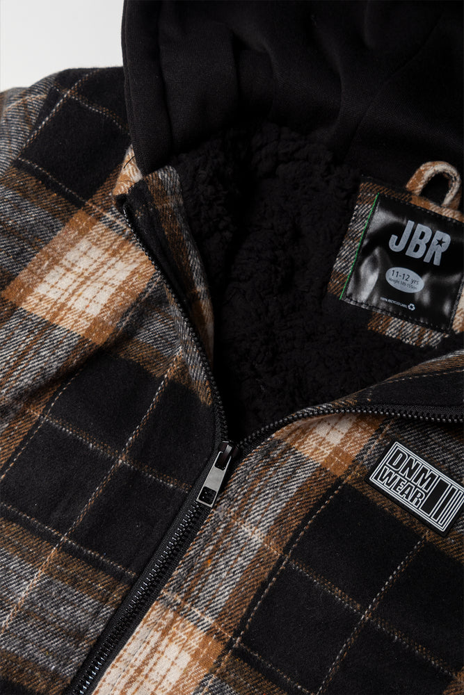 Check Shacket Brown (1)