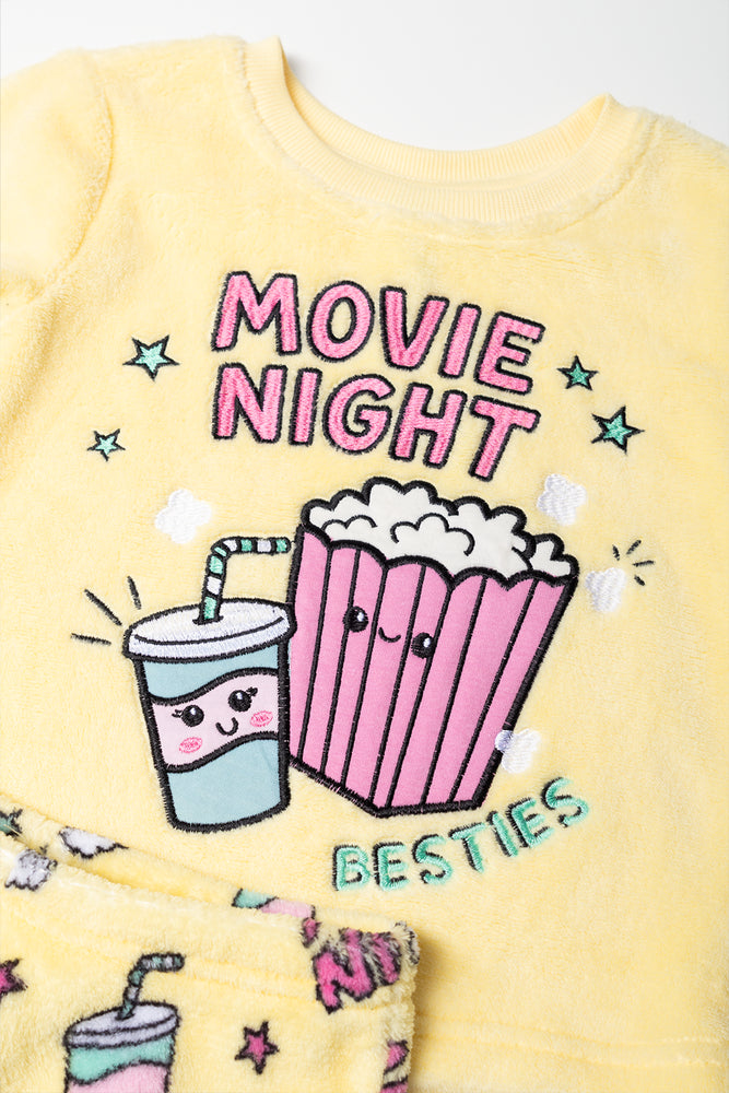 Movie Night Pyjamas Yellow (1)