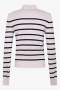 Stripe Long Sleeve Poloneck Natural (1)