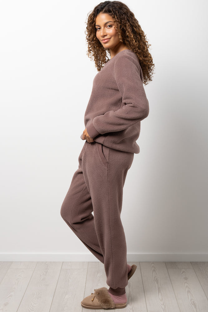 Soft Plush  Pyjamas Brown (1)