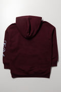 Oversized Hoodie Burgundy (2)