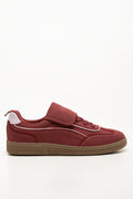 Retro Flap Sneakers Burgundy (1)