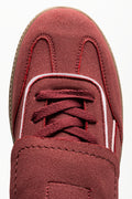 Retro Flap Sneakers Burgundy (4)