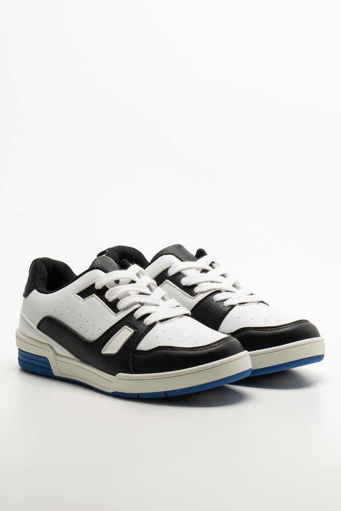 Skate Sneakers Blue And Black