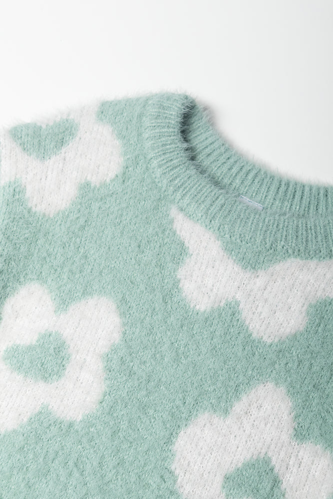 Daisy Eyelash Jersey Green (1)