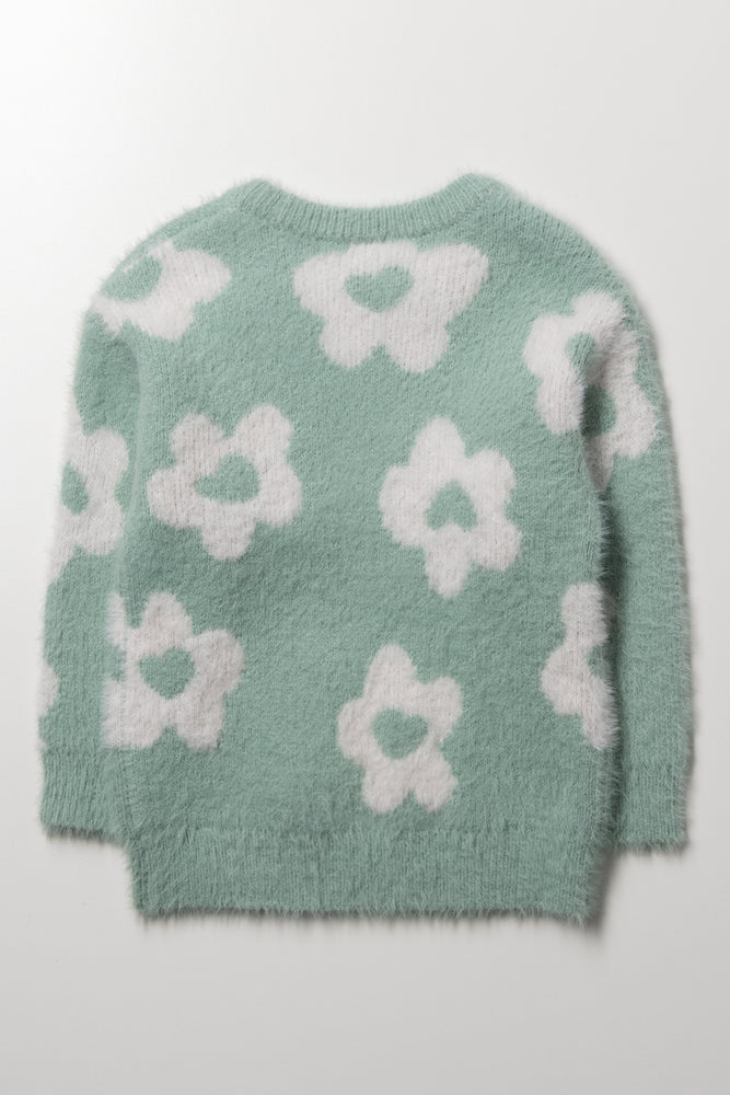 Daisy Eyelash Jersey Green (2)