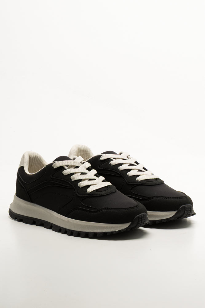 Chunky Retro Sneakers Black