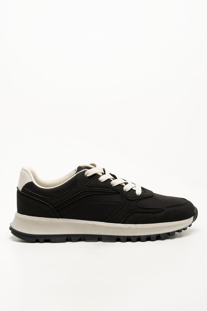 Chunky Retro Sneakers Black (1)
