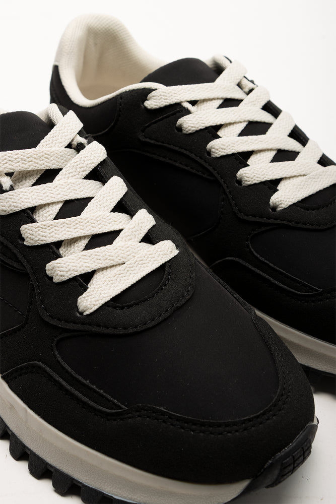Chunky Retro Sneakers Black (2)