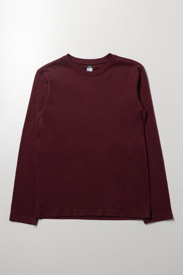 Long Sleeve T-Shirt Burgundy