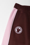 Minnie Mouse Piping Wide Leg Trackpants Brown (1)
