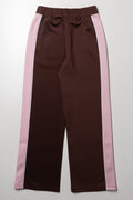 Minnie Mouse Piping Wide Leg Trackpants Brown (2)