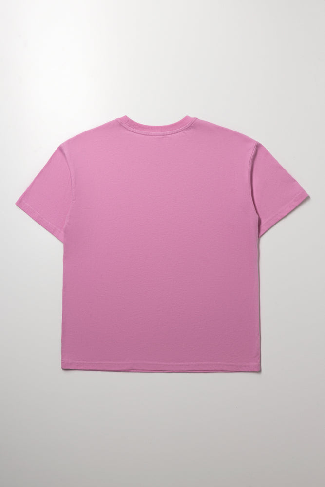 Oversized T-Shirt Pink (2)