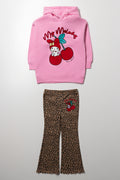 Melody Hooded Set Pink