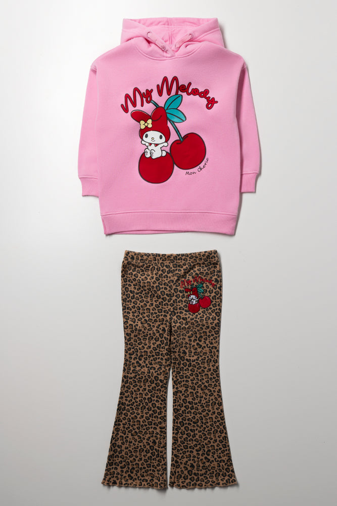Melody Hooded Set Pink
