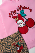 Melody Hooded Set Pink (1)