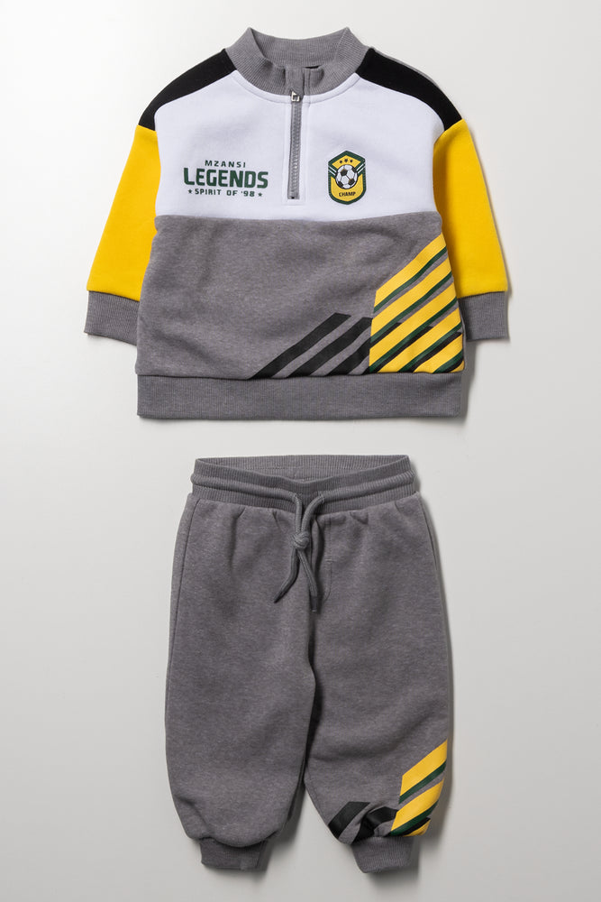 Mzansi Legends Tracksuit Grey