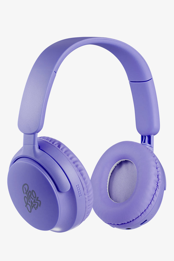 Pro Bass Pixel Bluetooth Wireless Headphones Purple