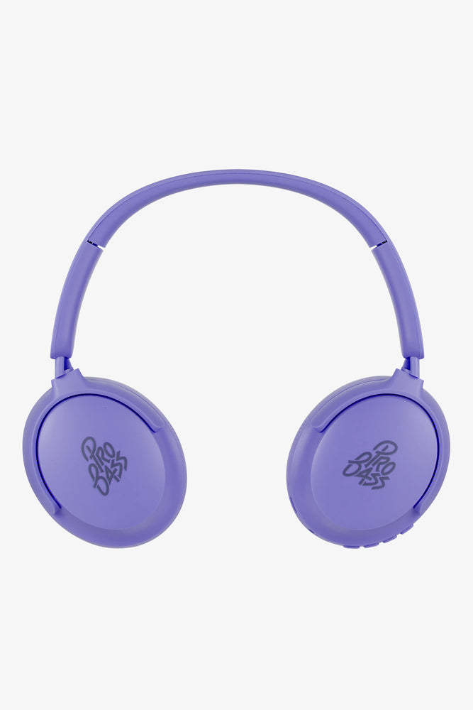 Pro Bass Pixel Bluetooth Wireless Headphones Purple