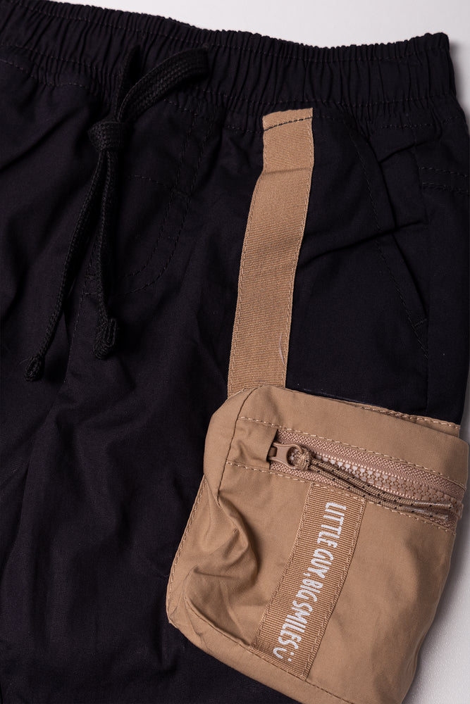 Bag Pocket Pants Black