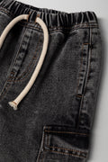 Cargo Denim Jeans Grey (1)