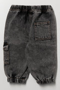 Cargo Denim Jeans Grey (2)