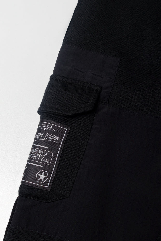 Cargo Trackpants Black (1)