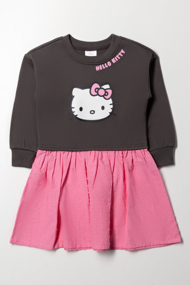 Hello Kitty Dress Dark Grey