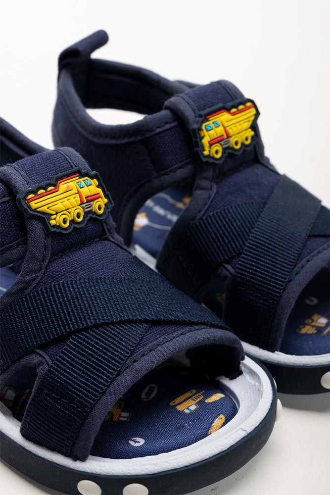 Foxing Sandals Blue (2)