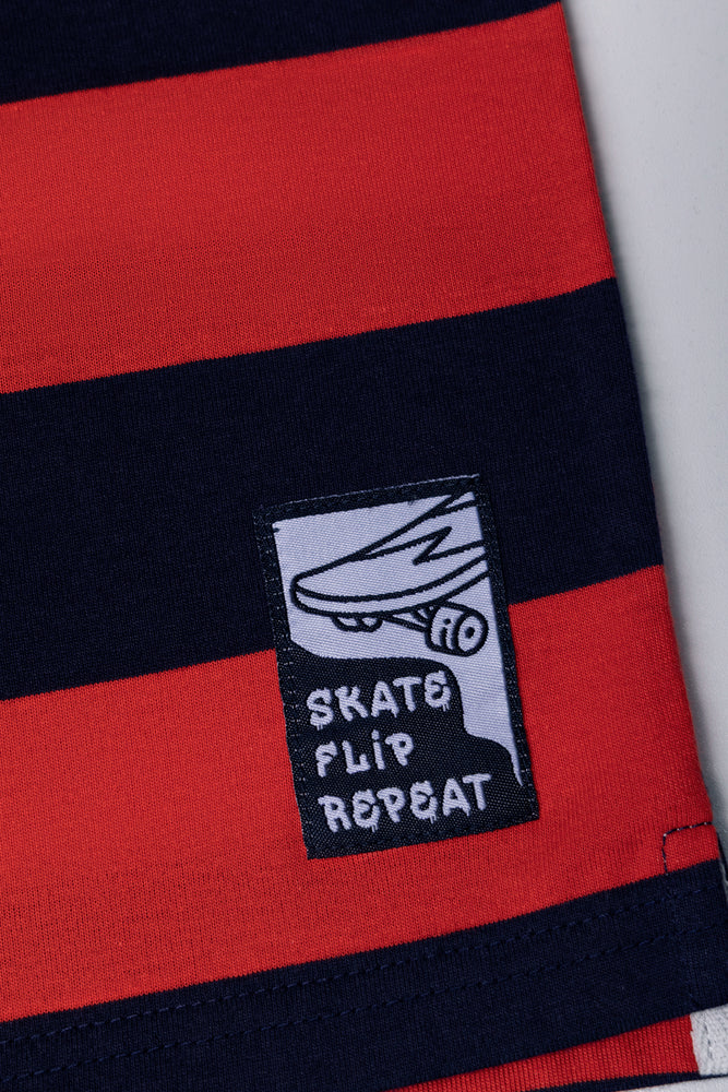 Rugby Golfer Red And Navy (2)