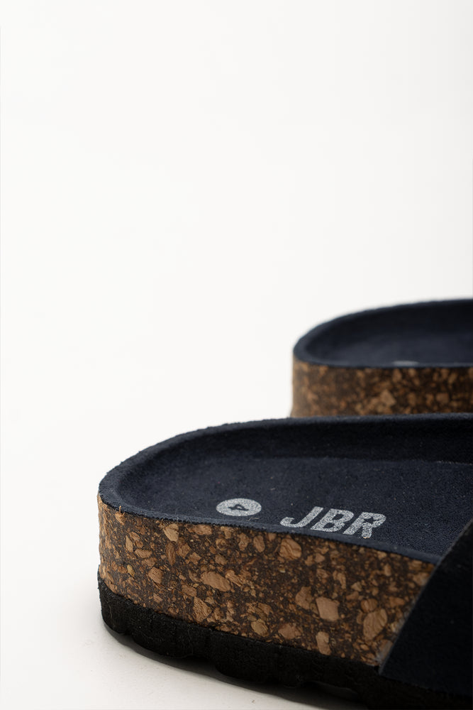 Double Band Sandals Navy (3)