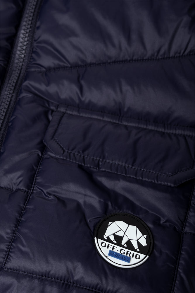 Sleeveless Puffer Jacket Navy (1)