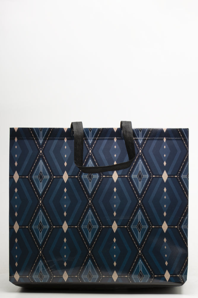 Diamond Shopping Bag Blue