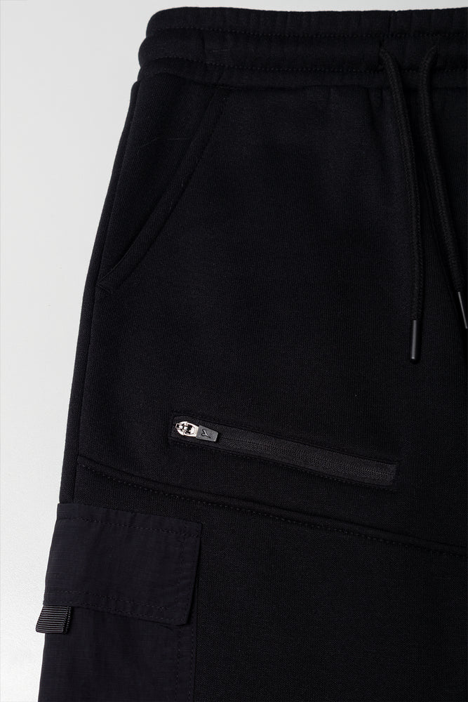 Cargo Trackpants Black (1)