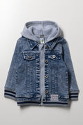 Denim Jacket And Tracktop Blue
