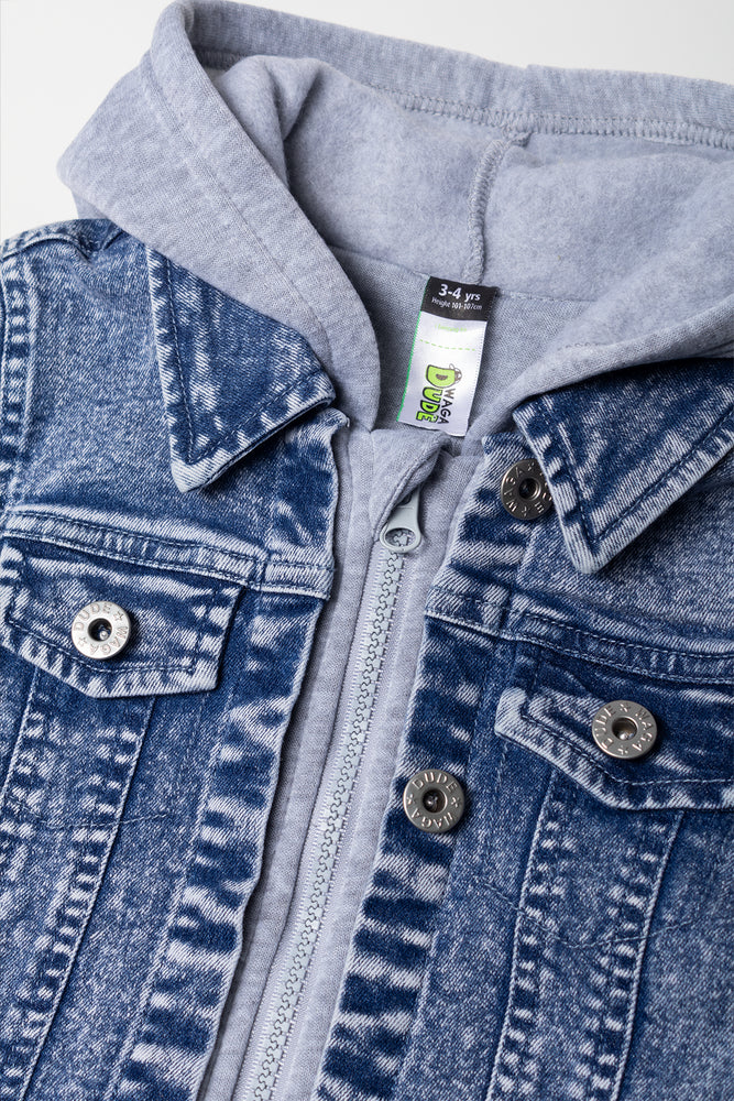 Denim Jacket And Tracktop Blue (1)