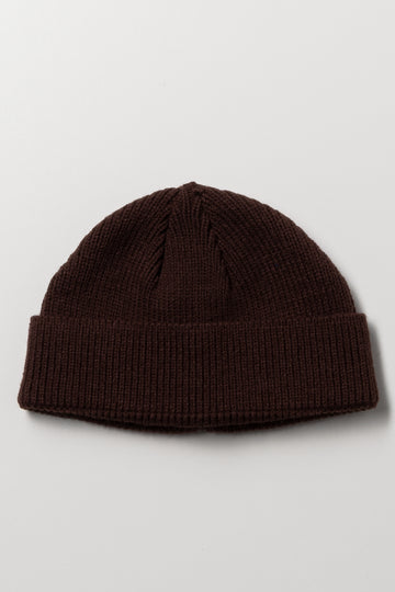 Rib Beanie Brown