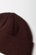 Rib Beanie Brown (1)