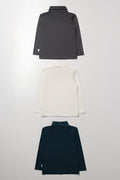 3 Pack Polonecks Charcoal, Cream, & Teal (2)