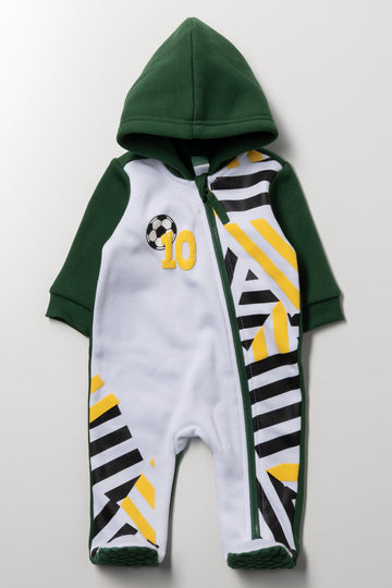 Soccer Hooded Babygrow