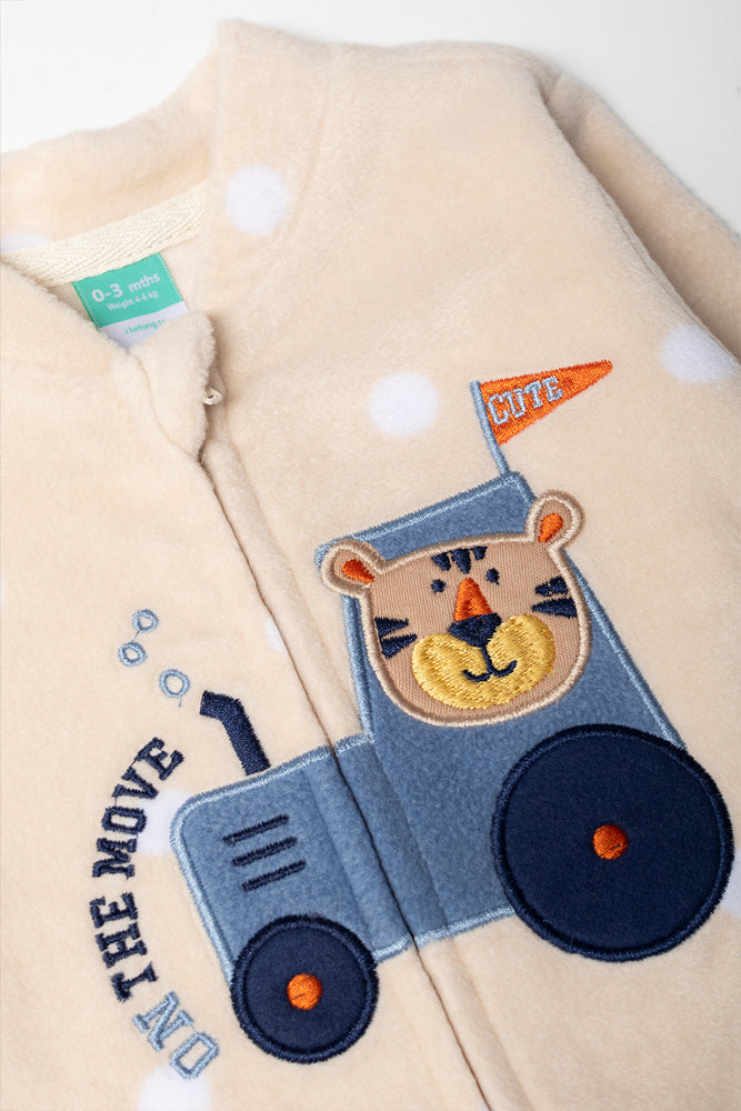 Tractor Babygrow Natural (1)
