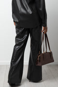 Pleather Pants Black (2)
