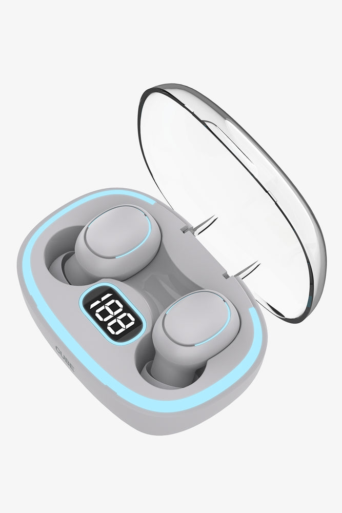 Cube Grey Wireless Stereo Earbuds (1)