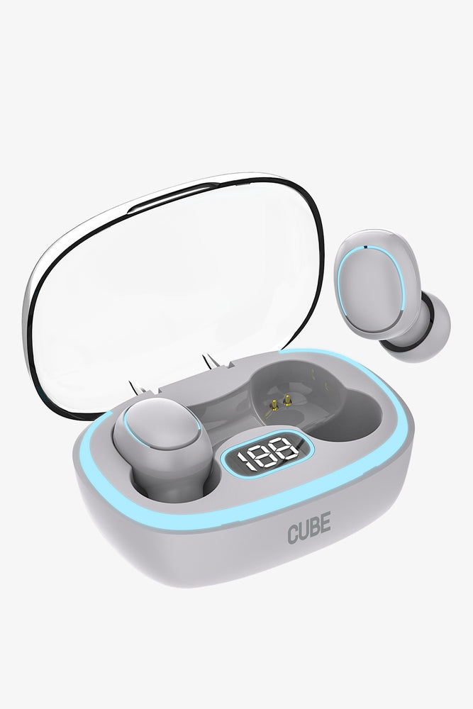 Cube Grey Wireless Stereo Earbuds (2)